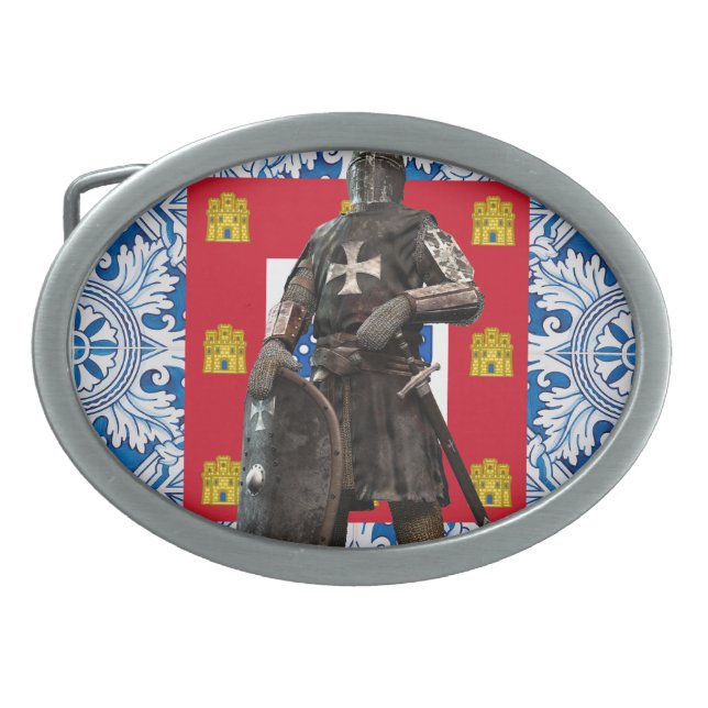 Portuguese folk art belt buckle (Front)