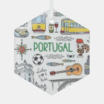 Portuguese folk art ceramic ornament