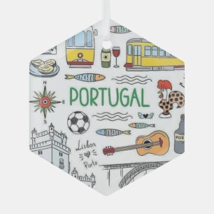 Portuguese folk art ceramic ornament