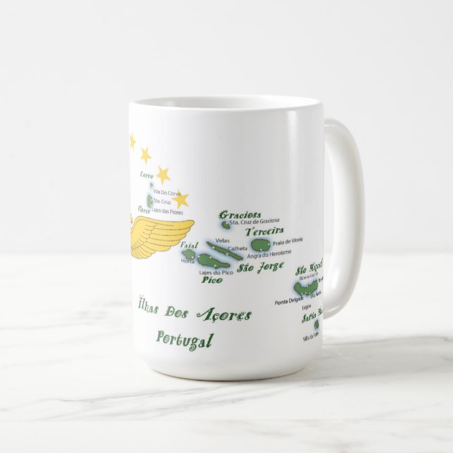 Portuguese folk art  coffee mug (Front Right)