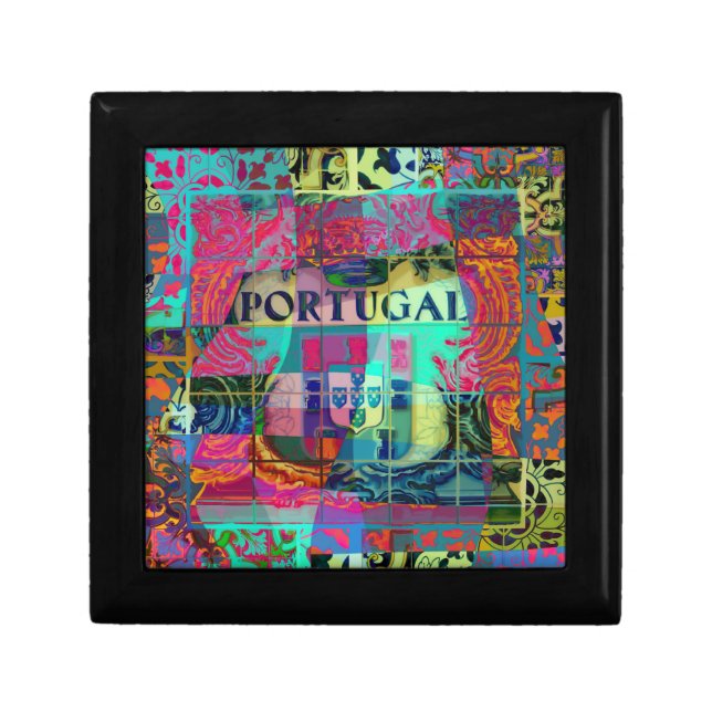 Portuguese folk art design gift box (Front)