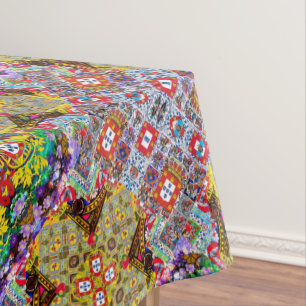 Portuguese folk art design tablecloth