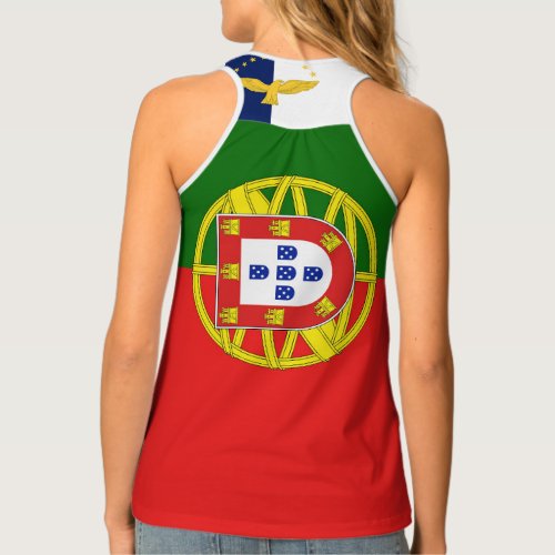 Portuguese folk art design tank top