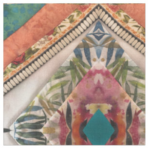 Portuguese folk art designs  fabric