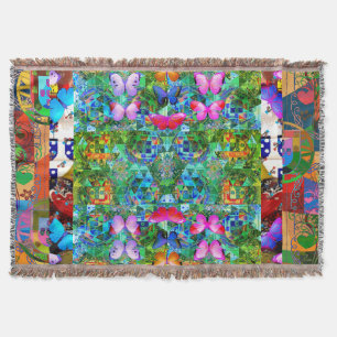 Portuguese folk art Fleece Blanket