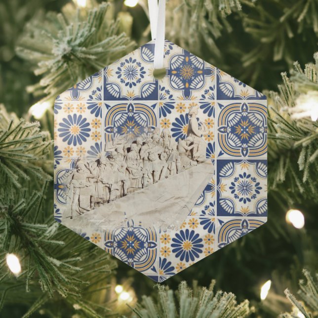 Portuguese folk art glass ornament (Insitu)
