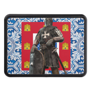 Portuguese folk art hitch cover