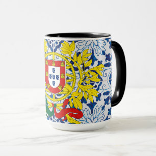Portuguese folk art mug