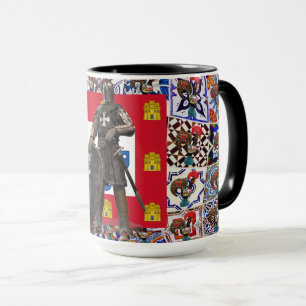 Portuguese folk art mug