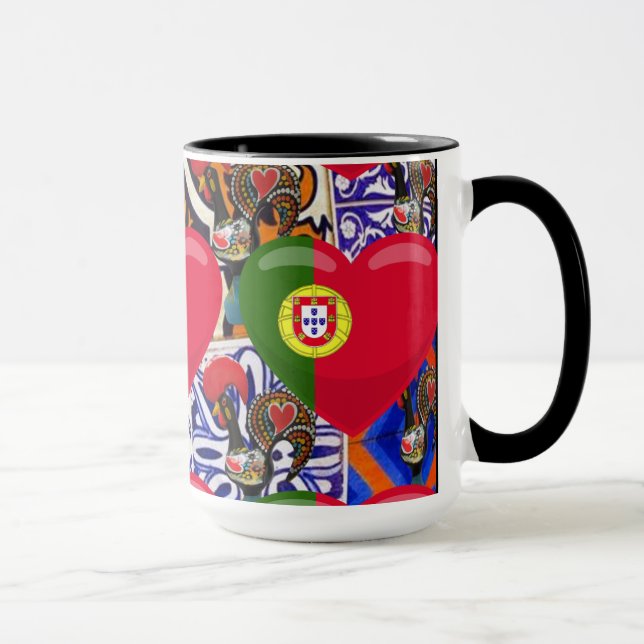 Portuguese folk art  mug (Right)