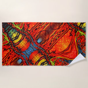 Portuguese folk art throw blanket