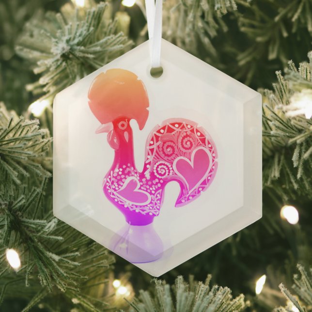 Portuguese folk music glass ornament (Insitu)