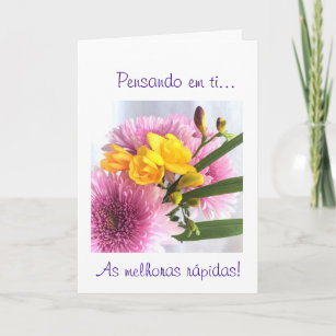 Get Well Soon Card -  Portugal