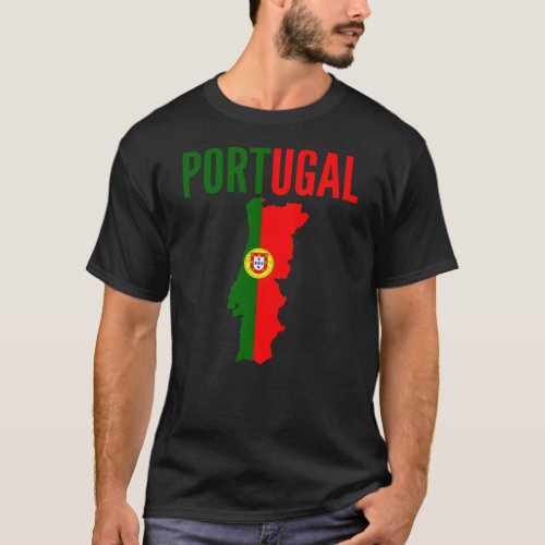 Portuguese Gift _ Portugal Map T_Shirt