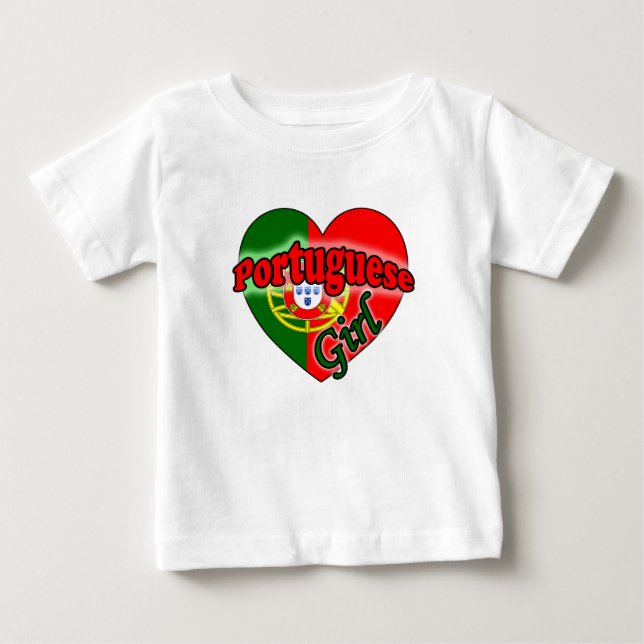 Portuguese Girl Baby T-Shirt (Front)