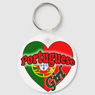 Portuguese Girl Keychain
