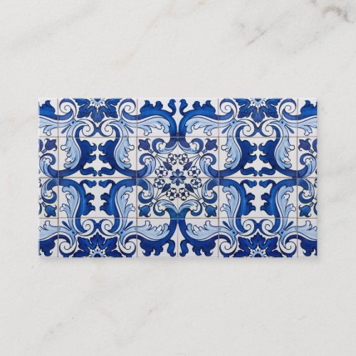 Portuguese Glazed Tiles Business Card