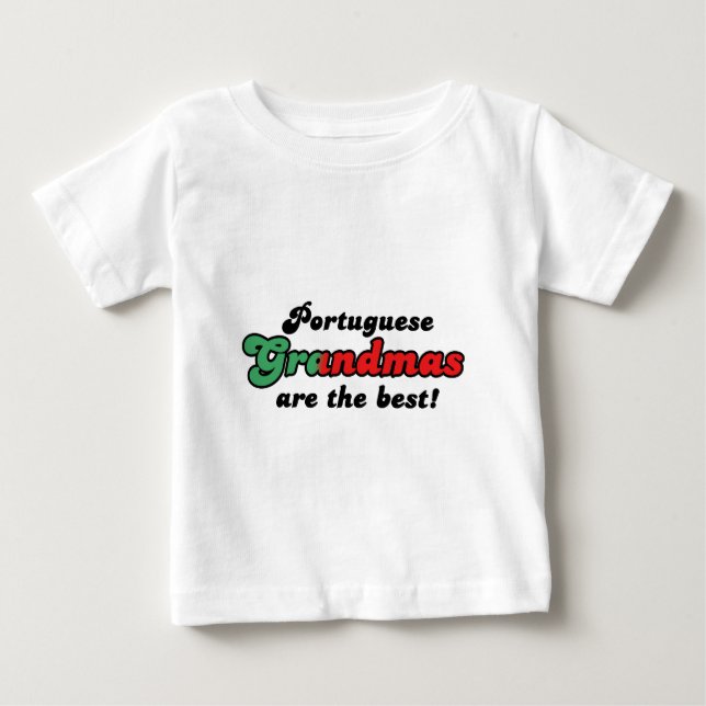 Portuguese Grandmas Baby T-Shirt (Front)