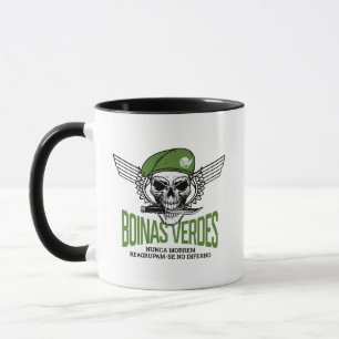 Portuguese Green Beret Skull Paratrooper Mug