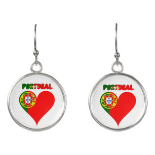 Portuguese heart earrings
