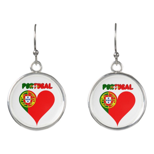 Portuguese heart earrings (Front)