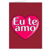Portuguese - I love you (Front)