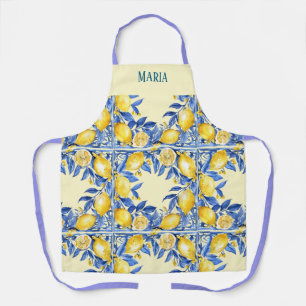 Portuguese inspired Lemons on Blue  Apron