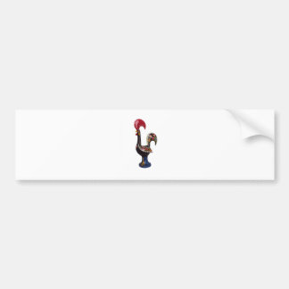Portuguese Lucky Rooster Bumper Sticker