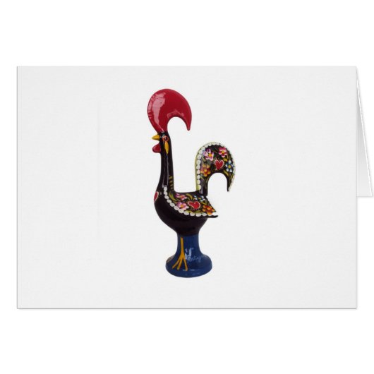 Portuguese Lucky Rooster Cards (Front Horizontal)