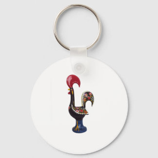 Portuguese Lucky Rooster Keychain