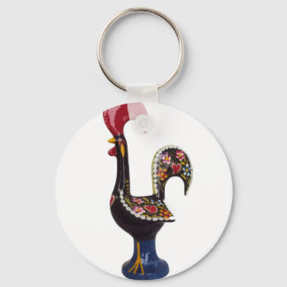 Portuguese Lucky Rooster Keychain