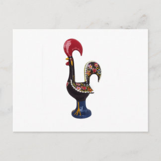 Portuguese Lucky Rooster Postcard
