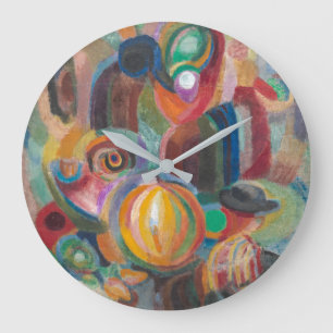 Portuguese Market   Sonia Delaunay-Terk   Large Clock