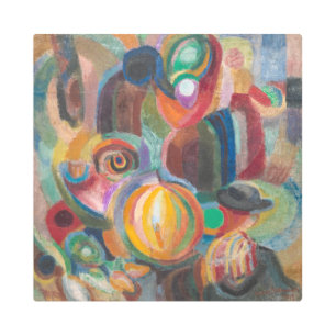 Portuguese Market   Sonia Delaunay-Terk   Metal Print