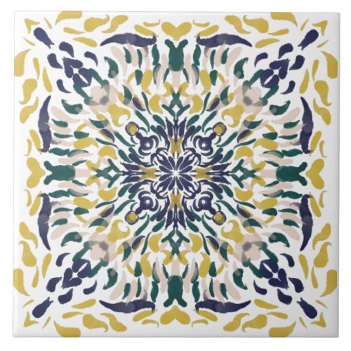 Portuguese Mediterranean Ceramic Tile