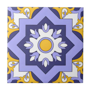 portuguese modern floral pattern tiles