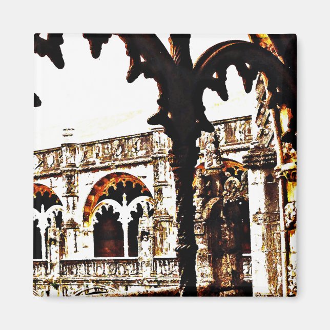 Portuguese Monastery - Mosteiro dos Jeronimos Magnet (Front)