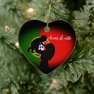 Portuguese motherhood ceramic ornament