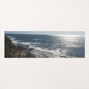 Portuguese Ocean Beach Waves Exercise  Yoga Mat