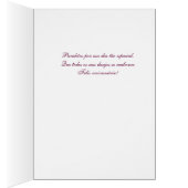 Portuguese: Parabens! -rosas (Inside (Right))