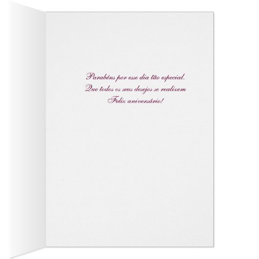 Portuguese: Parabens! -rosas (Inside (Right))