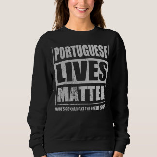Portuguese Pastel De Nata Food Specialty Cuisine Sweatshirt