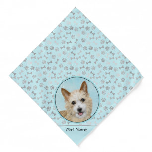 Portuguese Podengo Pequeno Painting Original Art Bandana