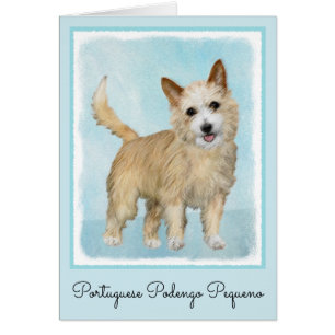 Portuguese Podengo Pequeno Painting - Original Art Cards