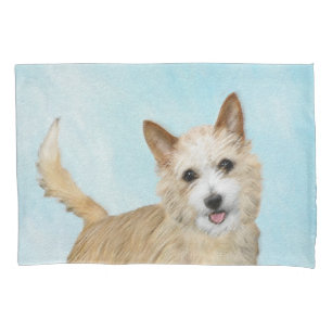 Portuguese Podengo Pequeno Painting - Original Art Pillow Case
