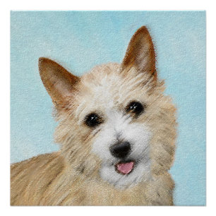 Portuguese Podengo Pequeno Painting - Original Art Poster