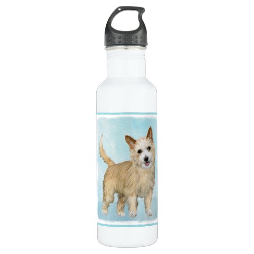 Portuguese Podengo Pequeno Painting _ Original Art Stainless Steel Water Bottle
