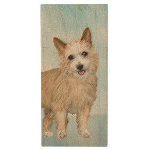 Portuguese Podengo Pequeno Painting - Original Art Wood Flash Drive
