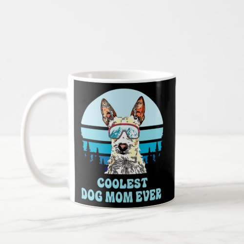 Portuguese Podengo Pequeno Skiing Coolest Dog Mom  Coffee Mug