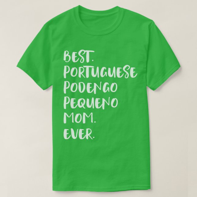 Portuguese Podengo Pequeno T-Shirt (Design Front)